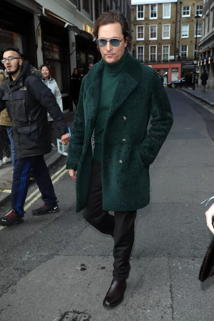 Мэттью Макконахи в Лондоне, 2019
