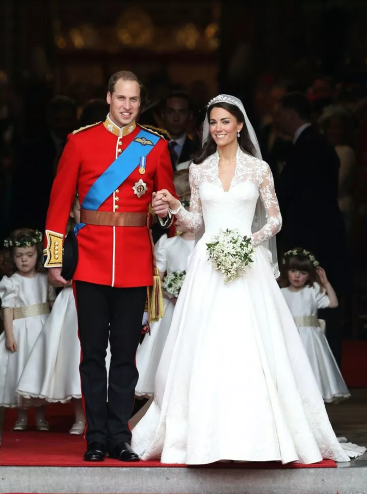 Принц Уильям и Кейт Миддлтон свадебное фото