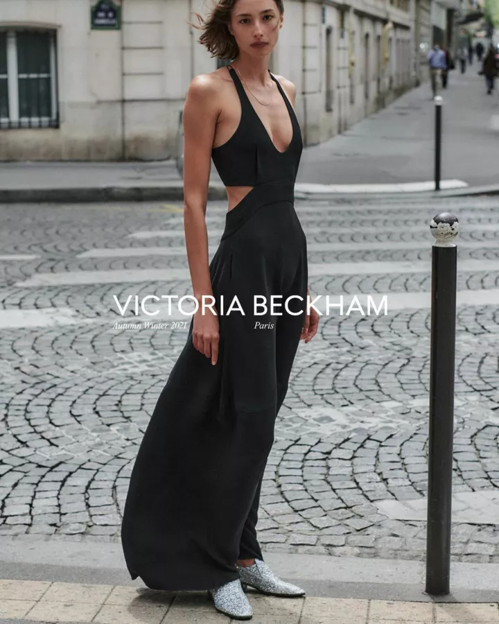 Рекламная кампания Victoria Beckham сезона осень-зима 2021/2022