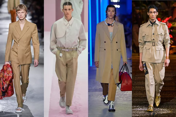Мужская мода 2020 основные тенденции Бежевый цвет