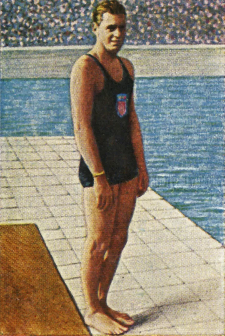 Американский пловец Джонни Вайсмюллер, 1928 год
