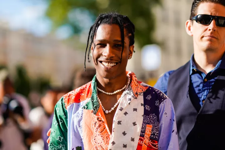 A$AP Rocky на показе Dries Van Noten весна-лето 2019