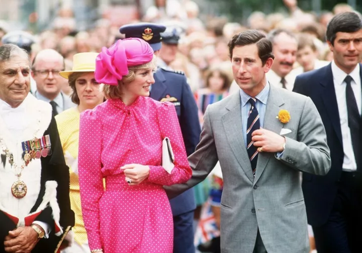 Принц и принцесса Уэльские в Перте, 1983