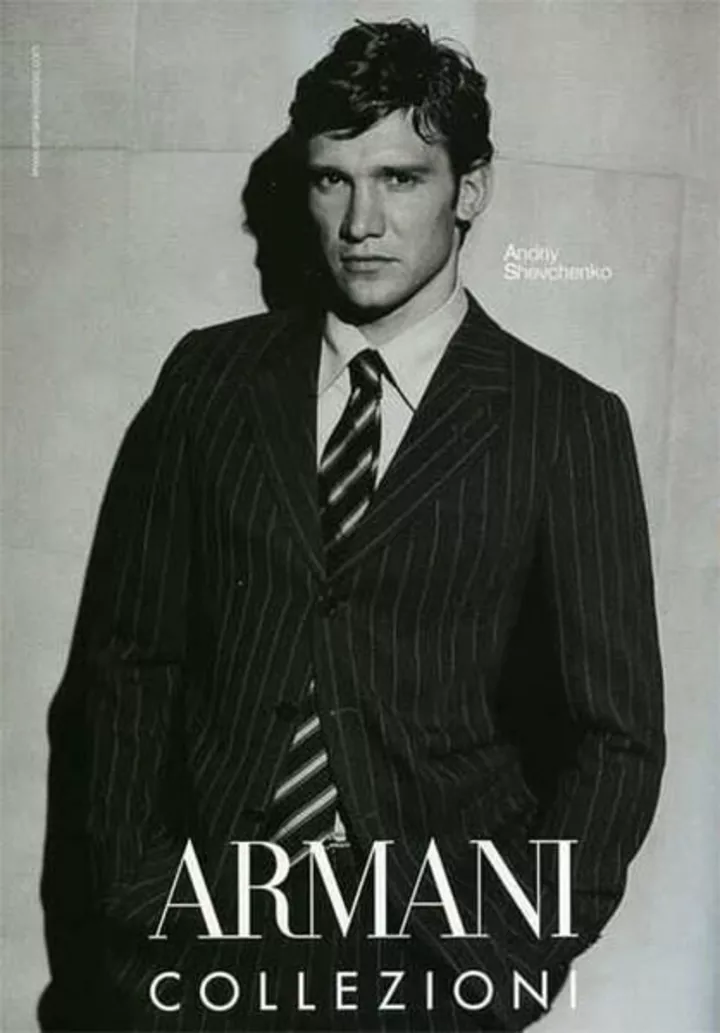 Андрей Шевченко в рекламной кампании Armani Collezioni, 2006