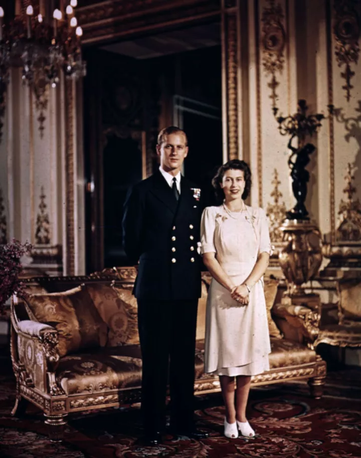 Принц Филипп и Елизавета II, 1947