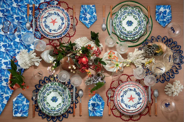 Новая коллекция посуды Dior Copacabana