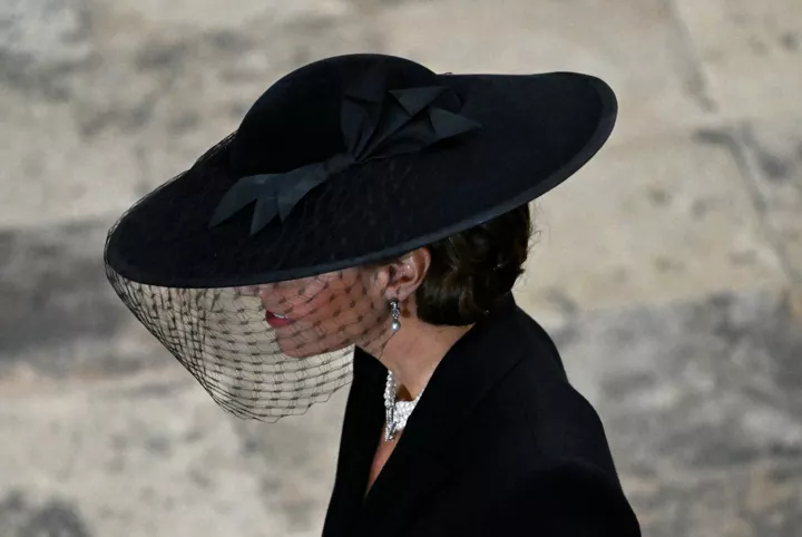 Кетрін, принцеса Уельська на похороні Єлизавети II 19 вересня 2022 року