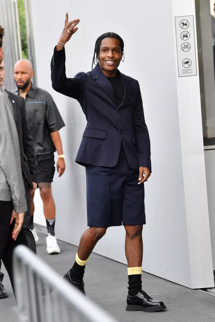 A$AP Rocky прибыл на показ Prada весна-лето 2020 