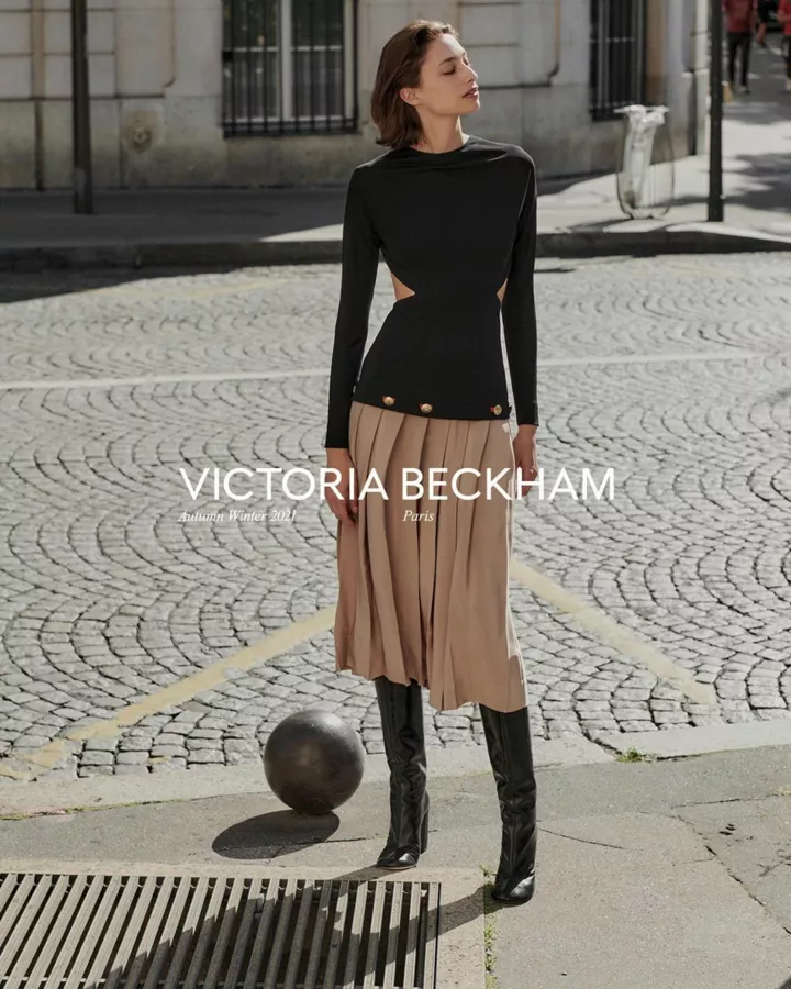 Рекламная кампания Victoria Beckham сезона осень-зима 2021/2022
