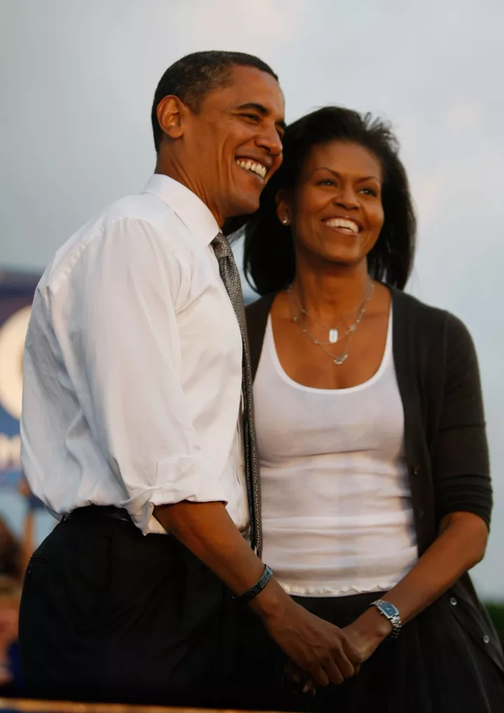 Барак и Мишель Обама, 2008
