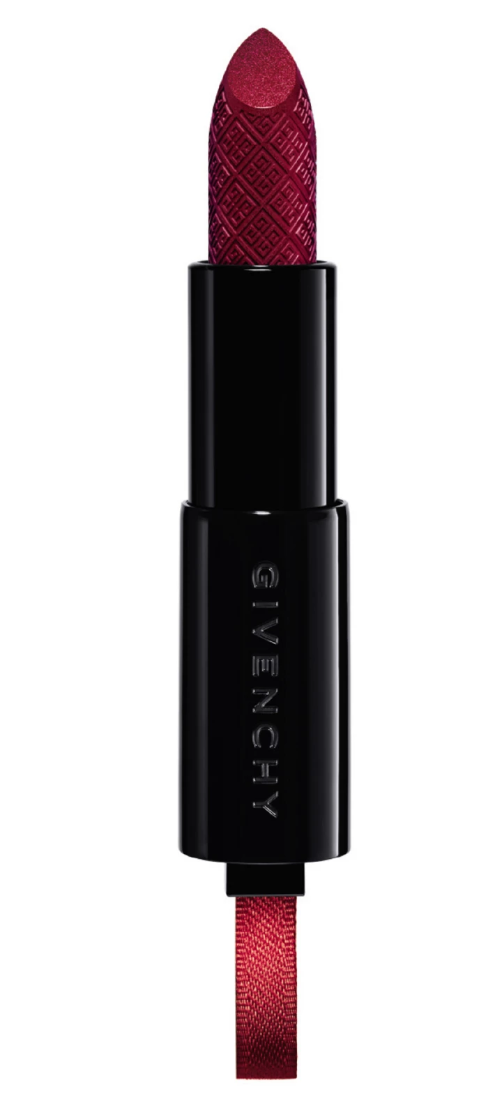 <b>Помада Rouge Interdit № 27 Bold Red из рождественской коллекции макияжа Givenchy Cross the Red Line</b>