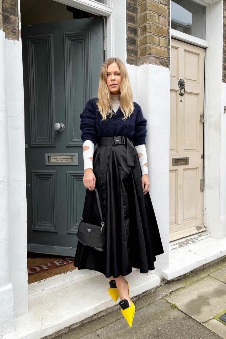 Модные цветовые решения и материалы джемпера