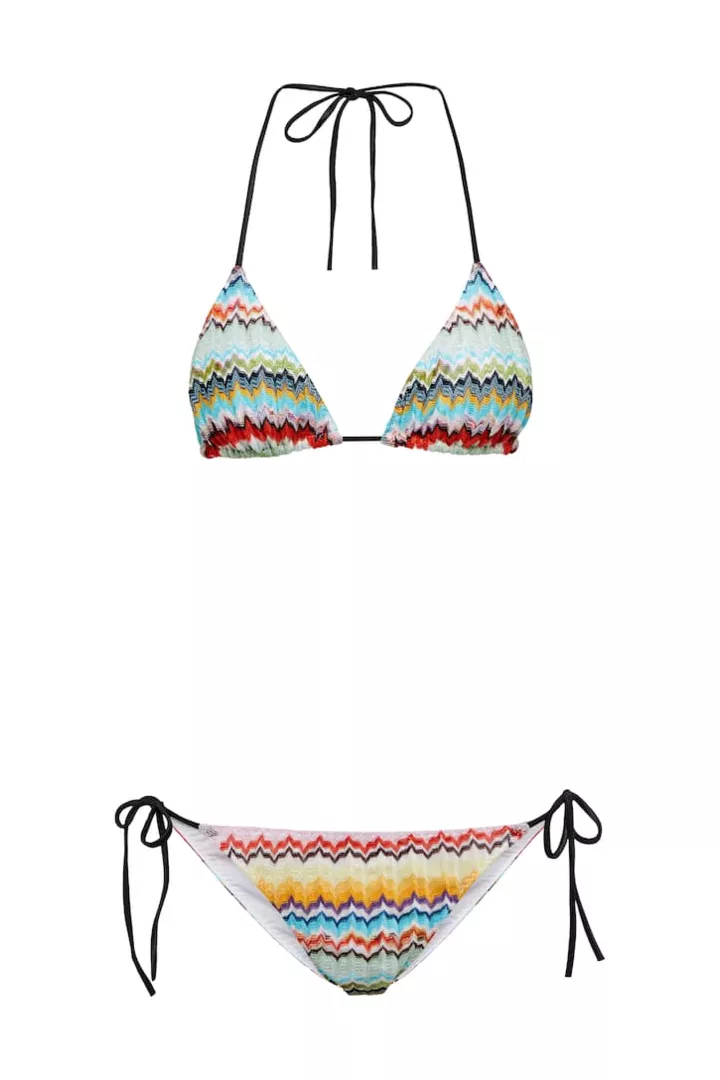 Купальник бікіні з шовковими троями