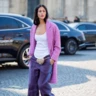 Streetstyle: як носити фіолетовий колір цієї весни
