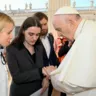 Папа Римський зустрівся з дружинами військових полку «Азов»