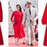25 красных платьев в стиле Меган Маркл