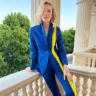 Образ дня: Кейт Бланшетт у брючному костюмі у кольорах національного прапора України