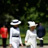 Небо Лондона: Мелания Трамп на встрече с Елизаветой II