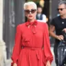 Образ дня: Леди Гага в платье Co и с сумкой Balenciaga