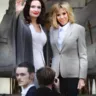 Анджелина Джоли и Бриджит Макрон встретились в Париже