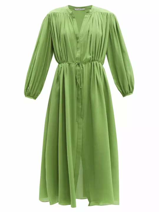 &lt;b&gt;Платье-рубашка в зеленом цвете&lt;/b&gt;