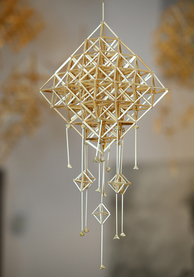 Солом'яний павук. Робота сучасних майстринь. Київщина. Колекція Музею Івана Гончара