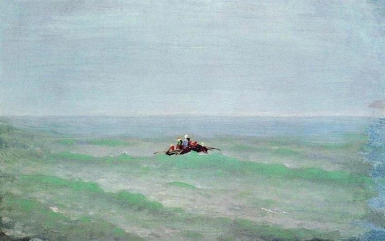 "Корабель у морі. Крим", 1875