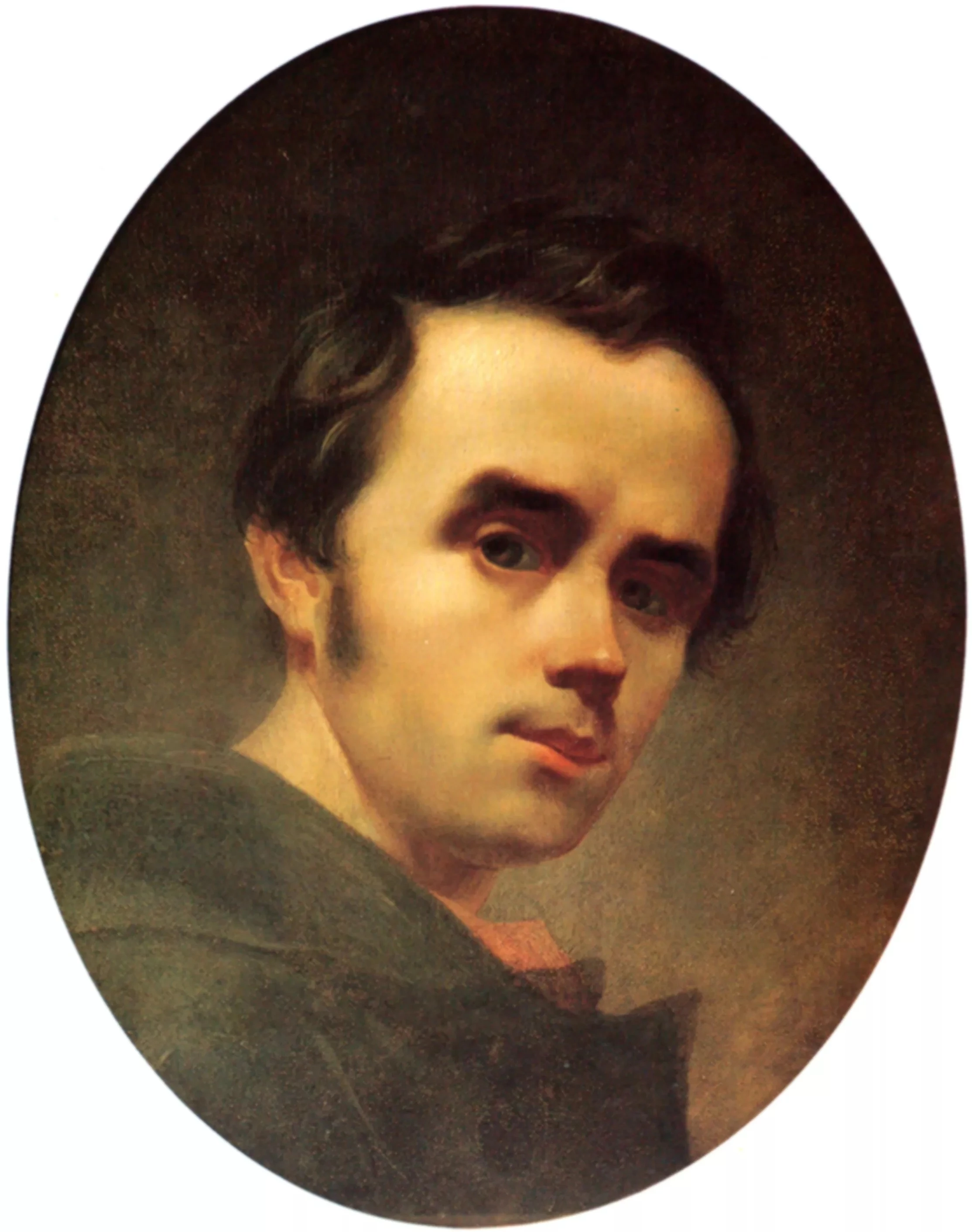 Тарас Шевченко, автопортрет, 1840−1841 роки