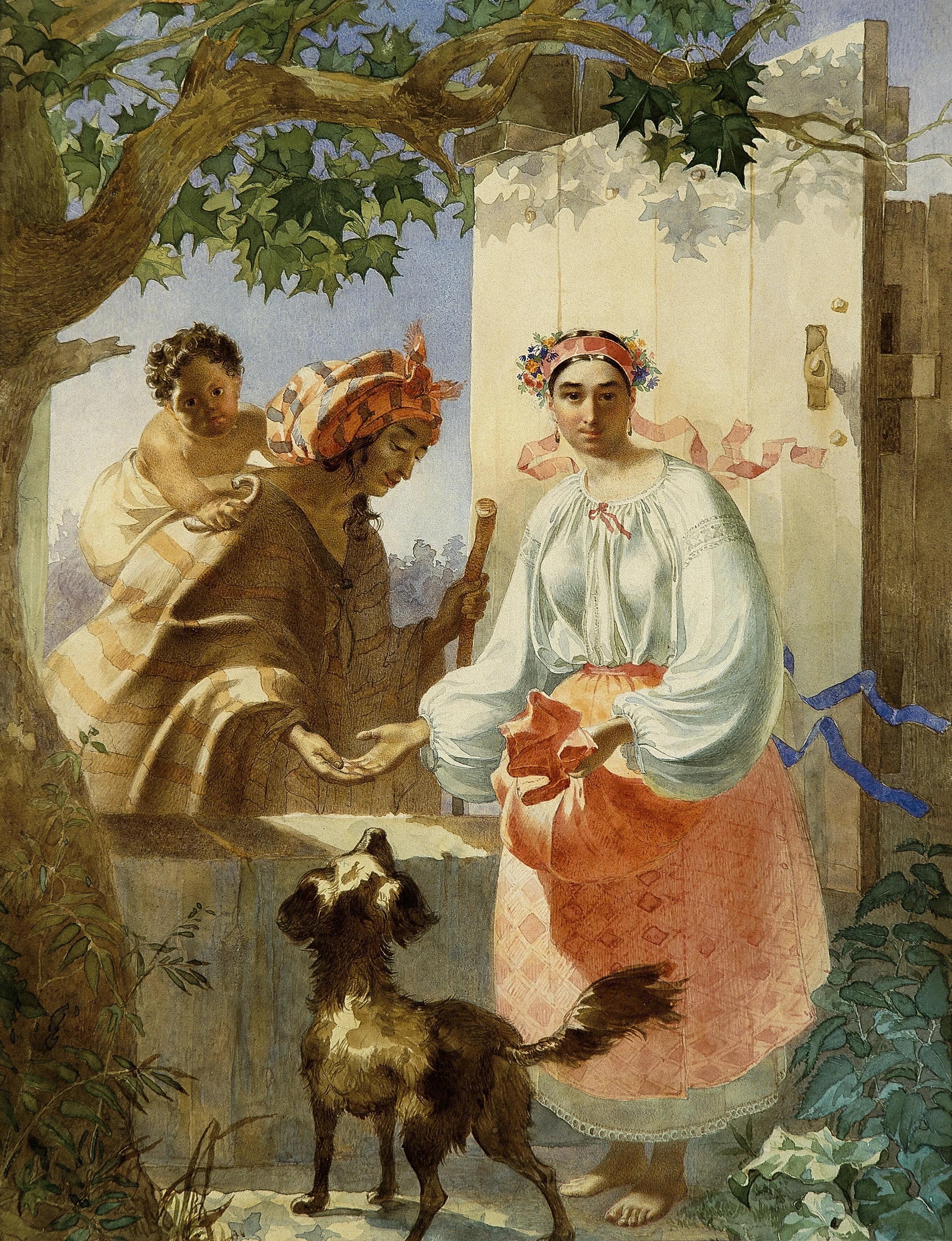 "Циганка-ворожка", 1841