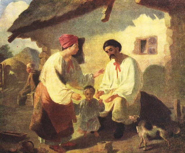 "Селянська родина", 1843 рік