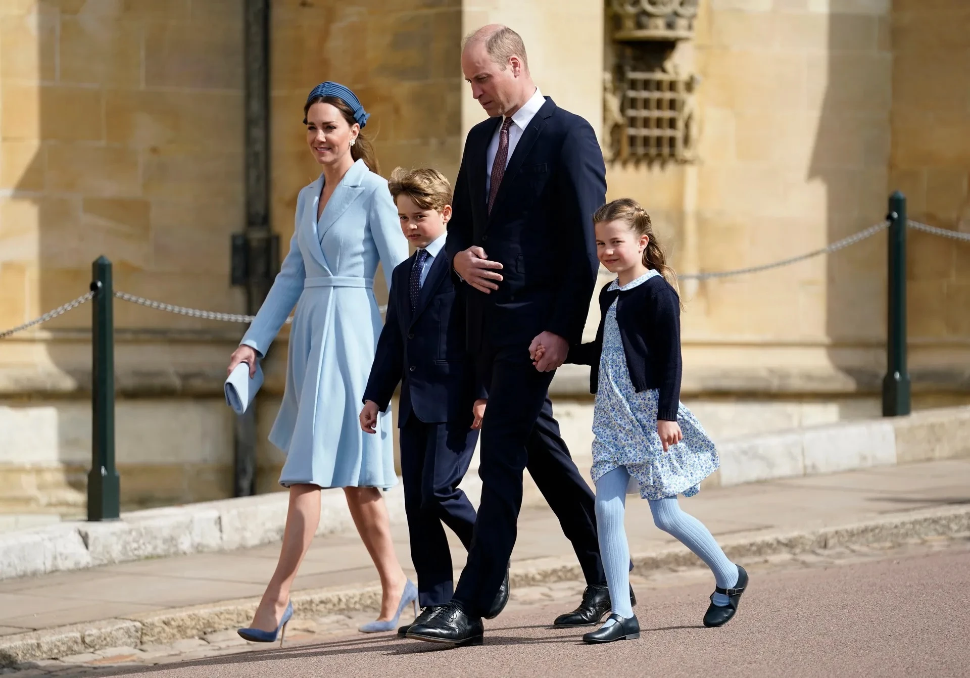 Принц Вільям та принцеса Кетрін з дітьми, 2022