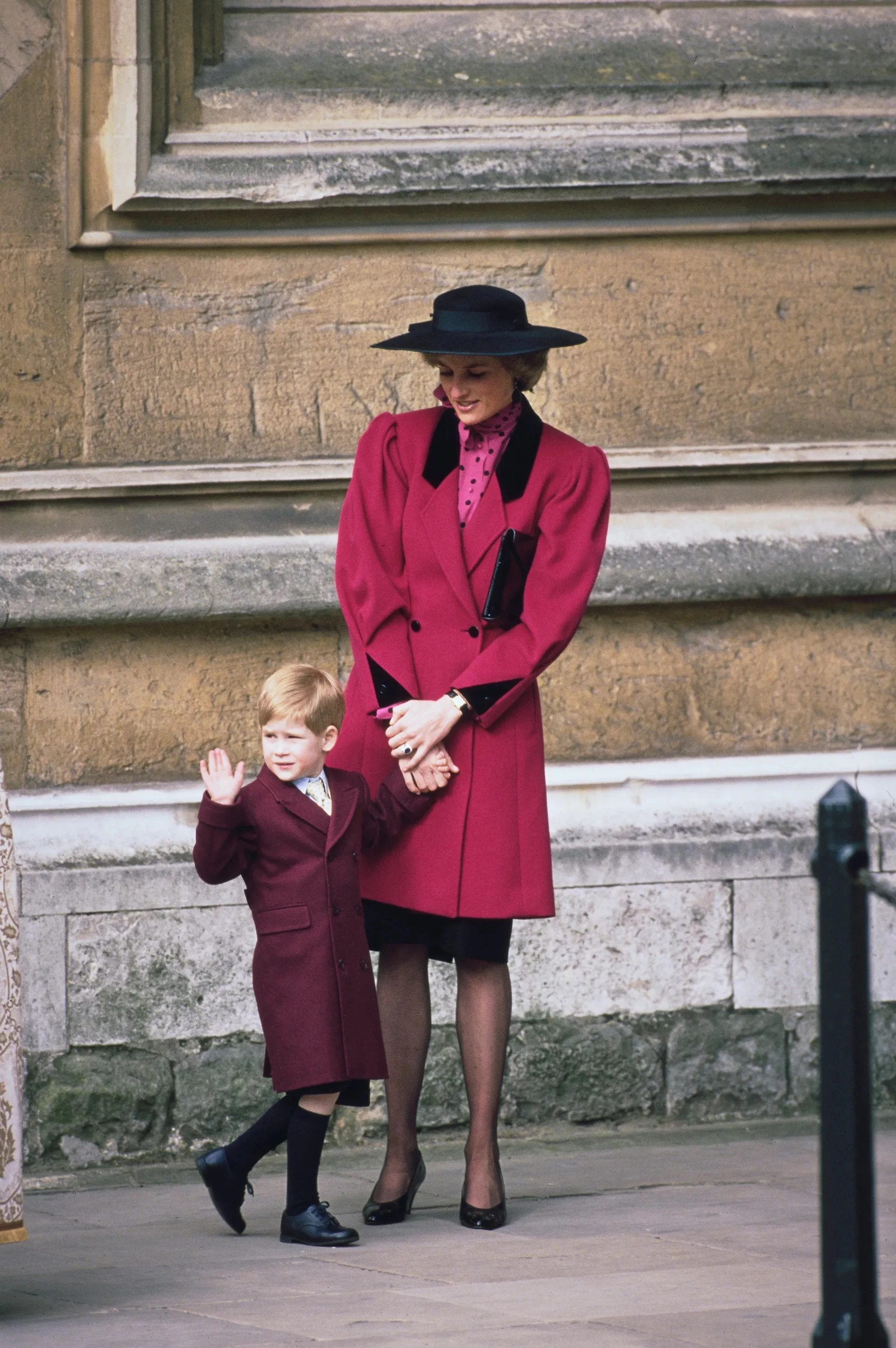 Принца Діана з принцем Гаррі, 1989
