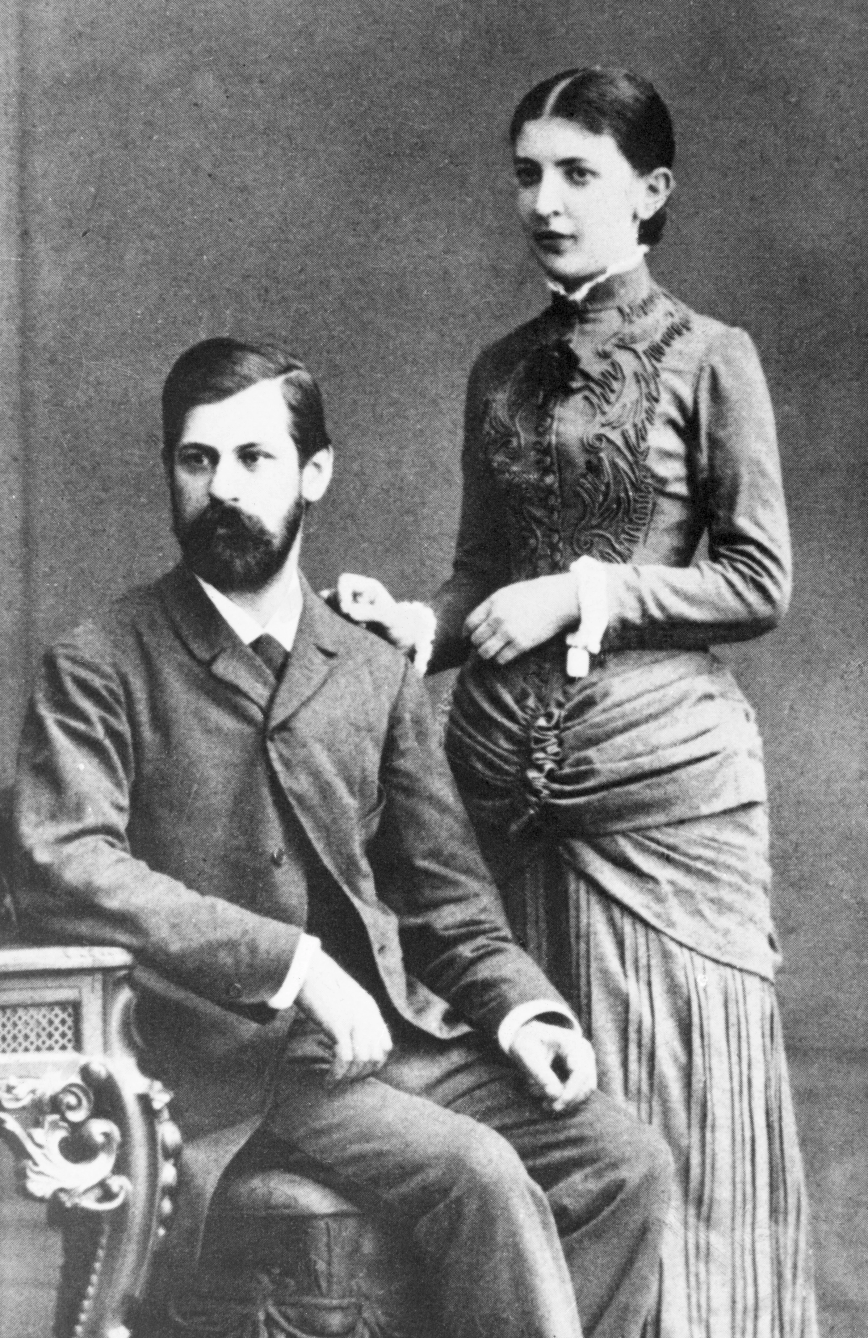 Зиґмунд Фройд з дружиною