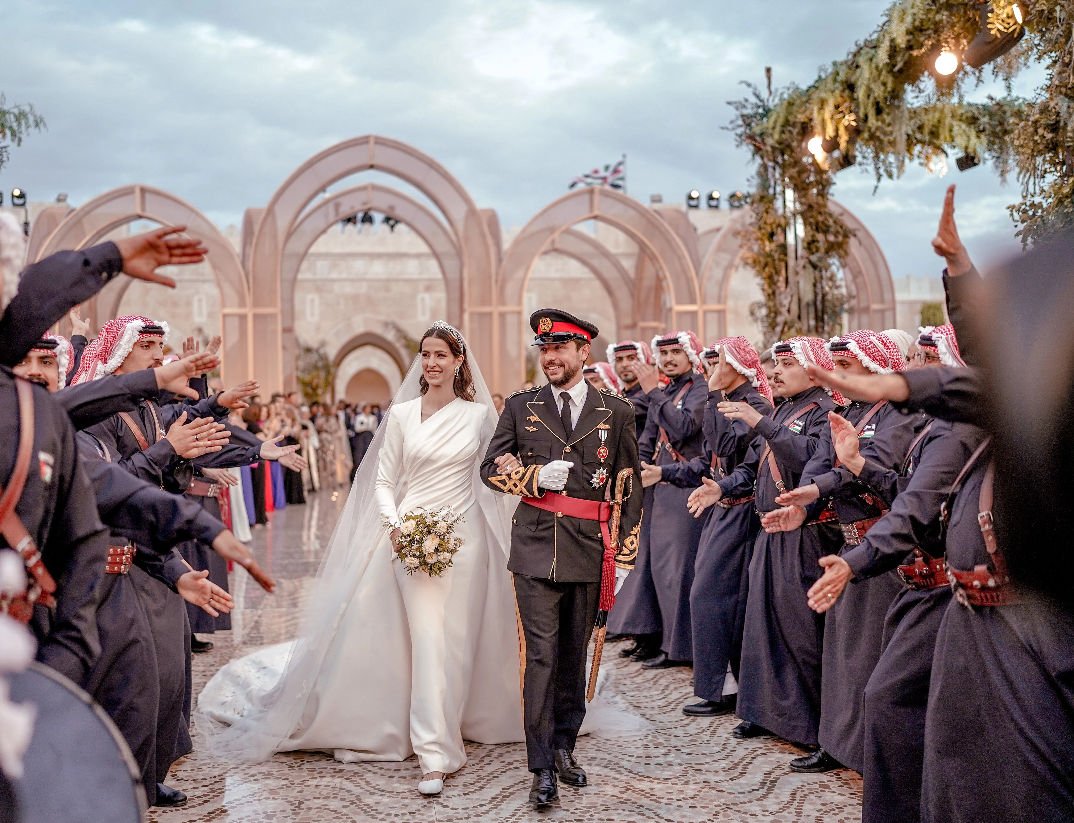 Весілля  кронпринца Хусейна і Раджви Аль Саїф