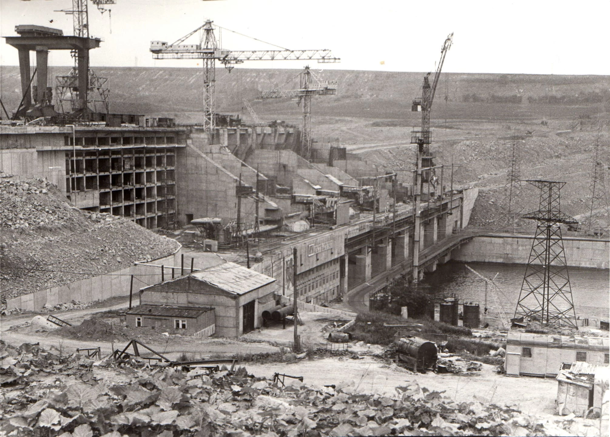 Будівництво Дністровської ГЕС, 1970-ті