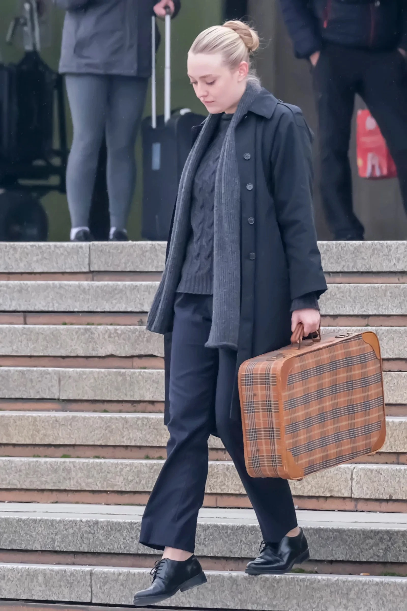 Дакота Фаннінг на зйомках "Талановитого містера Ріплі"