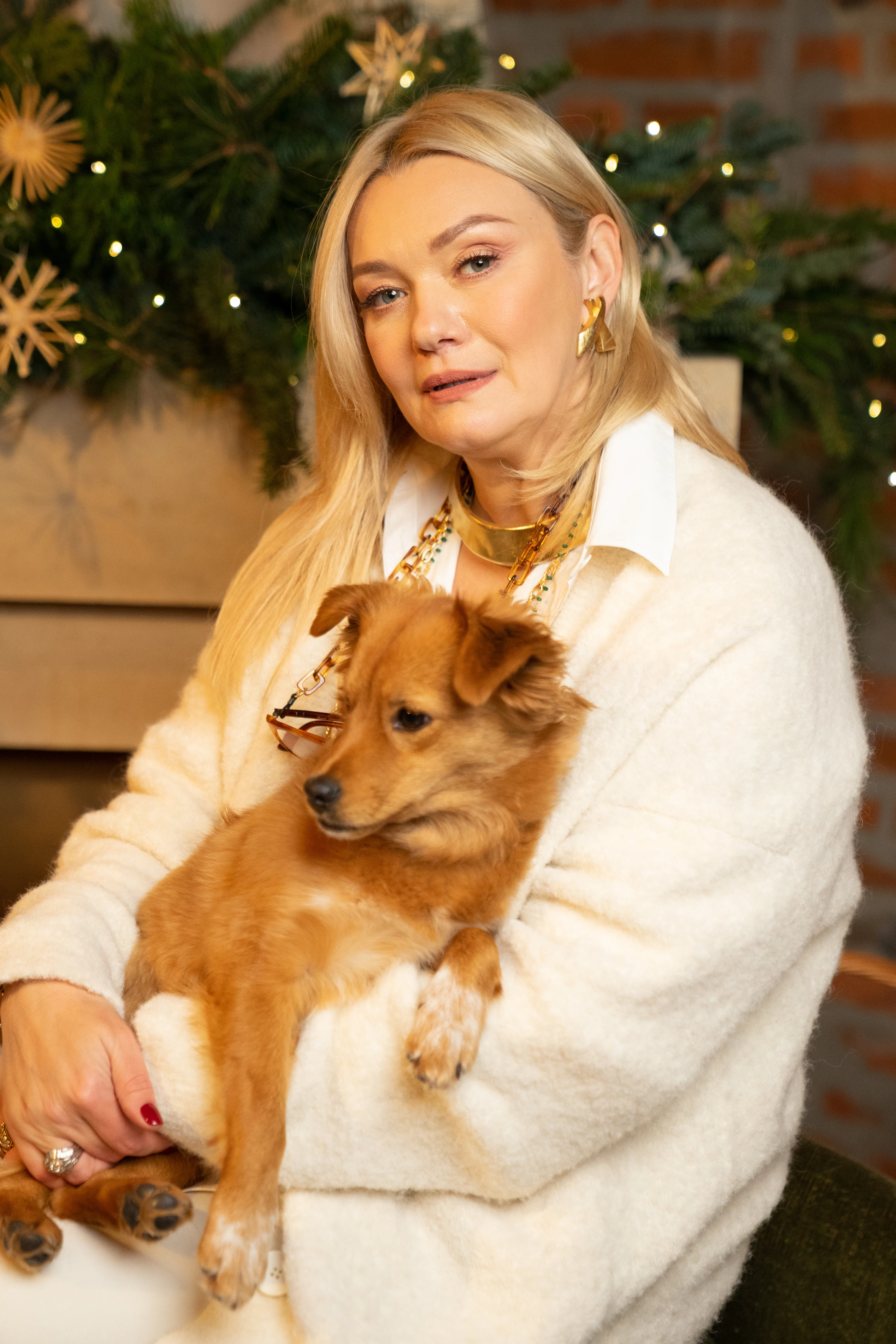 Ірина Ковальчук та собака Сара