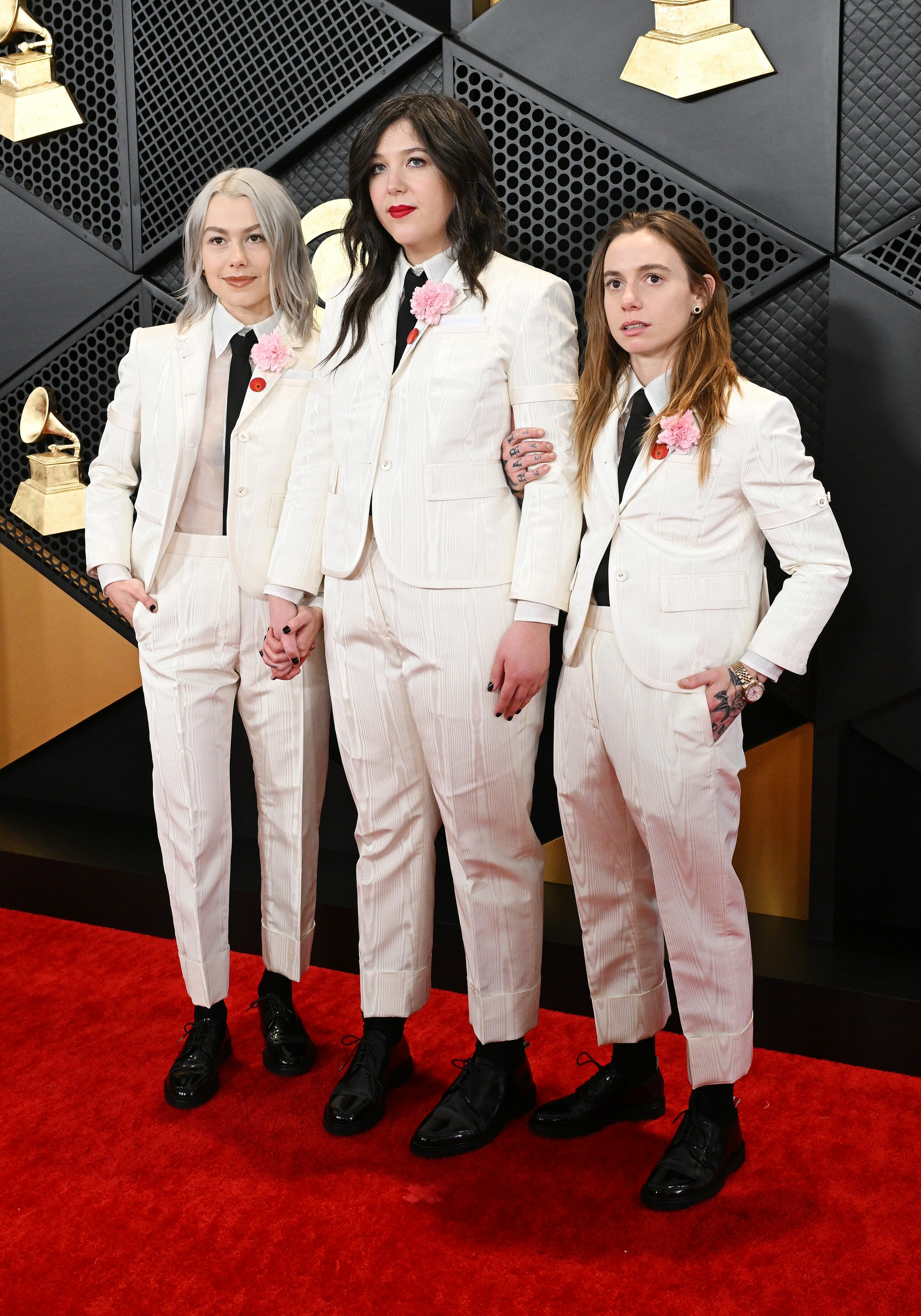 grammy awards red carpet photos boygenius