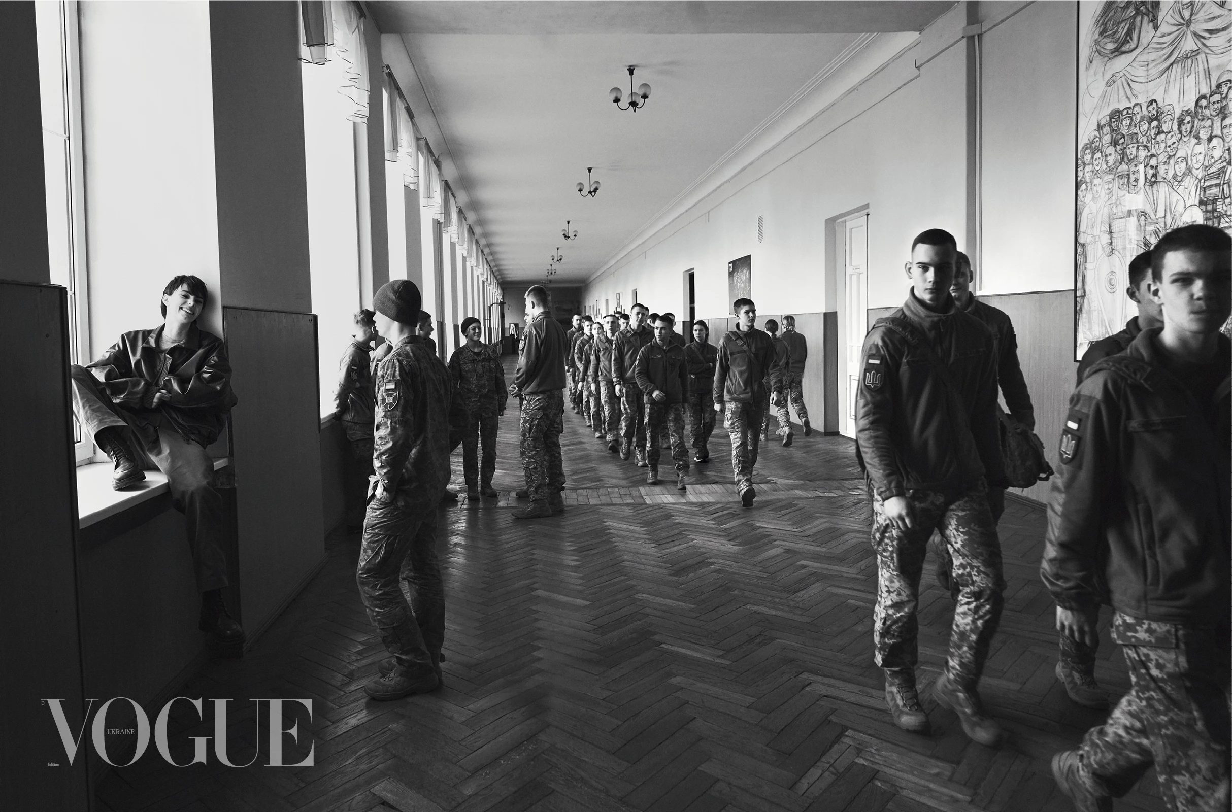 Курсанти Військового ліцею імені Івана Богуна. Фото: Бретт Ллойд, Vogue, Україна