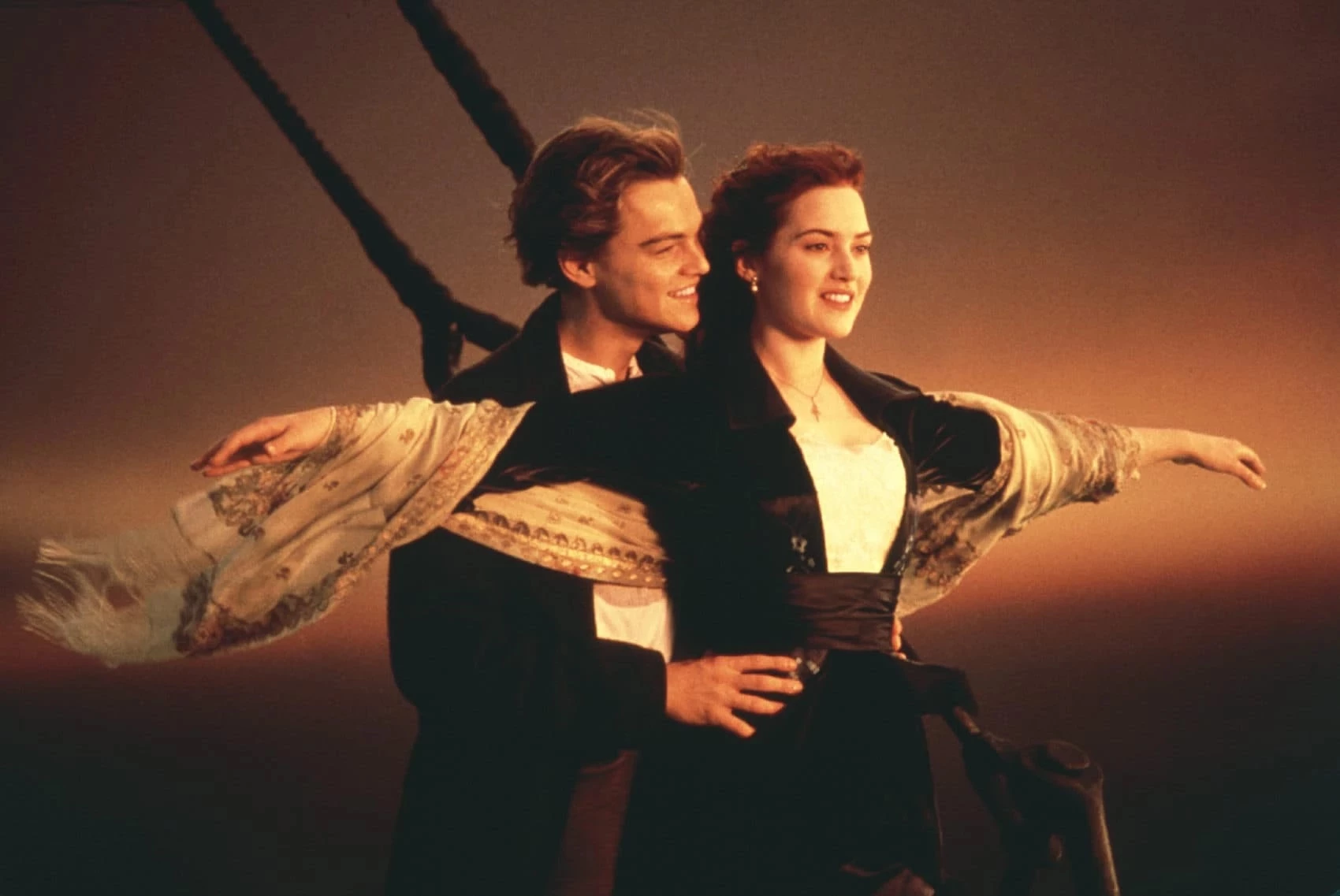 Кадр з фільму "Титаник", 1997