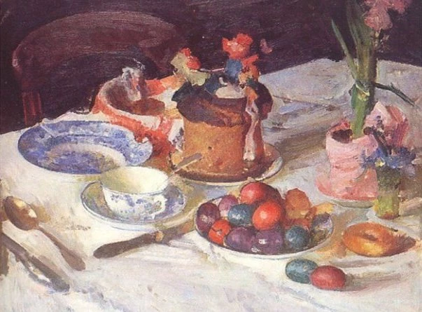 Петро Левченко "Святковий стіл", 1890 – 1900