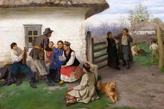Костянтин Трутовський "Великдень в Україні", 1883
