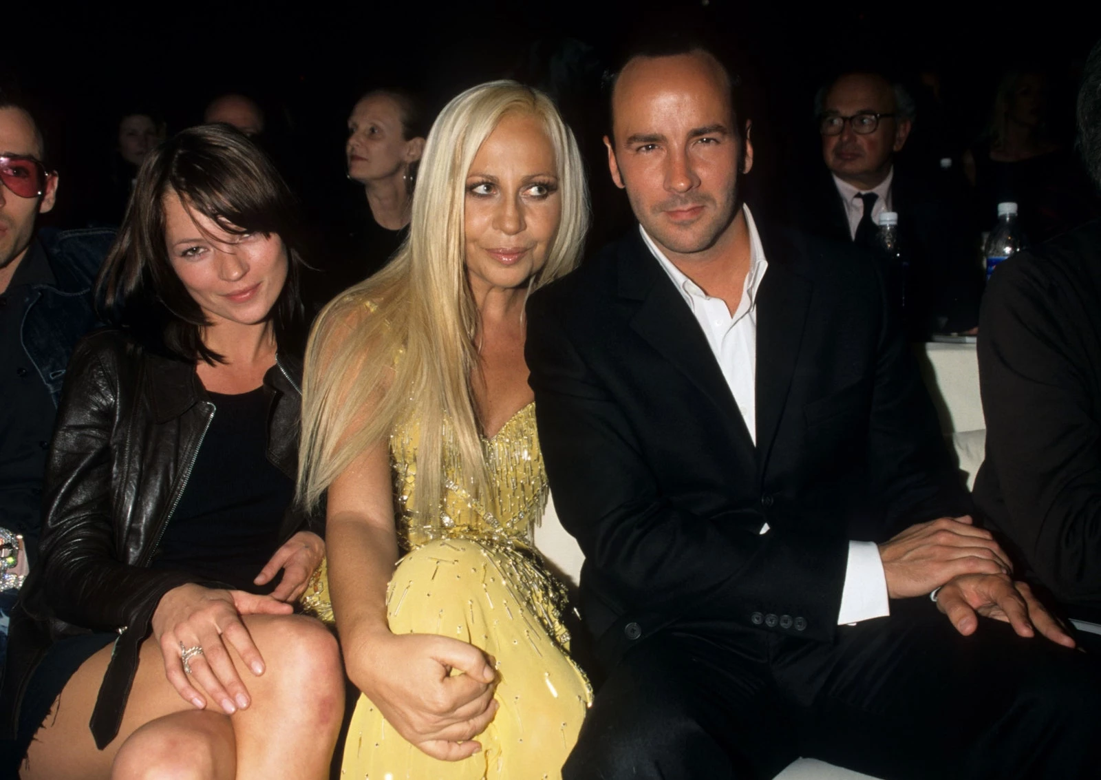 Кейт Мосс, Донателла Версаче та Том Форд на VH1 Fashion Awards, 1999