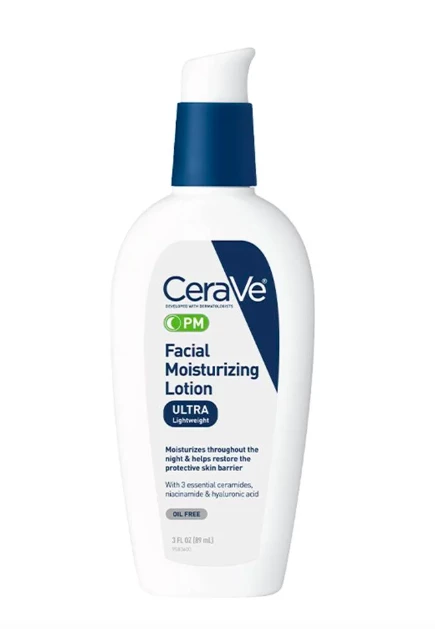 Лосьон Facial Moisturizer, CeraVe (Церамід NP, AP, EOP є природними компонентами шкіри, які допомагають відновити та підтримувати її захисний бар'єр, утримуючи вологу та запобігаючи проникненню шкідливих речовин) Лосьон Facial Moisturizer, CeraVe (Церамід NP, AP, EOP є природними компонентами шкіри, які допомагають відновити та підтримувати її захисний бар'єр, утримуючи вологу та запобігаючи проникненню шкідливих речовин)
