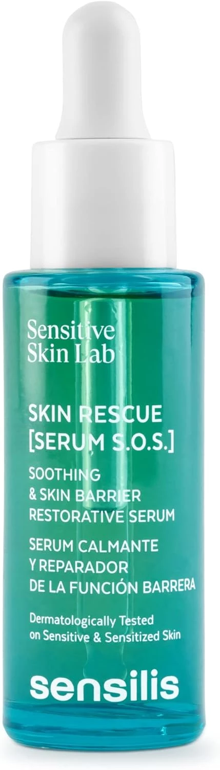 Сировотка для чутливої шкіри S.O.S SKIN RESCUE, Sensilis (Церамід NP: Допомагає відновити та зміцнити природний захисний бар'єр шкіри, зменшуючи втрату вологи та підвищуючи стійкість до зовнішніх подразників) Сировотка для чутливої шкіри S.O.S SKIN RESCUE, Sensilis (Церамід NP: Допомагає відновити та зміцнити природний захисний бар'єр шкіри, зменшуючи втрату вологи та підвищуючи стійкість до зовнішніх подразників)