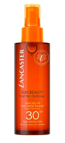 Сонцезахісна олія для засмаги Lancaster Sun Beauty Satin Dry Oil SPF 30 Сонцезахісна олія для засмаги Lancaster Sun Beauty Satin Dry Oil SPF 30