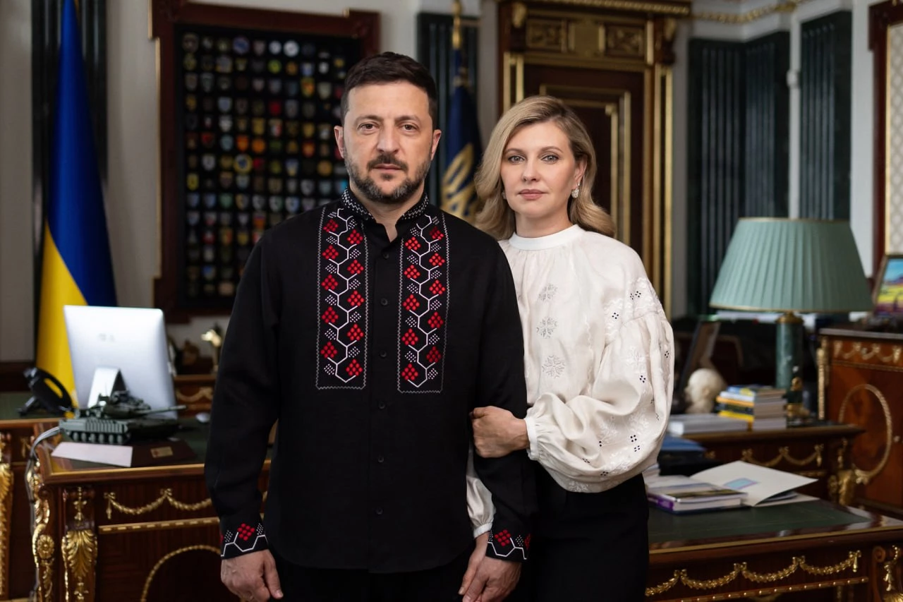 Володимир та Олена Зеленські Володимир та Олена Зеленські