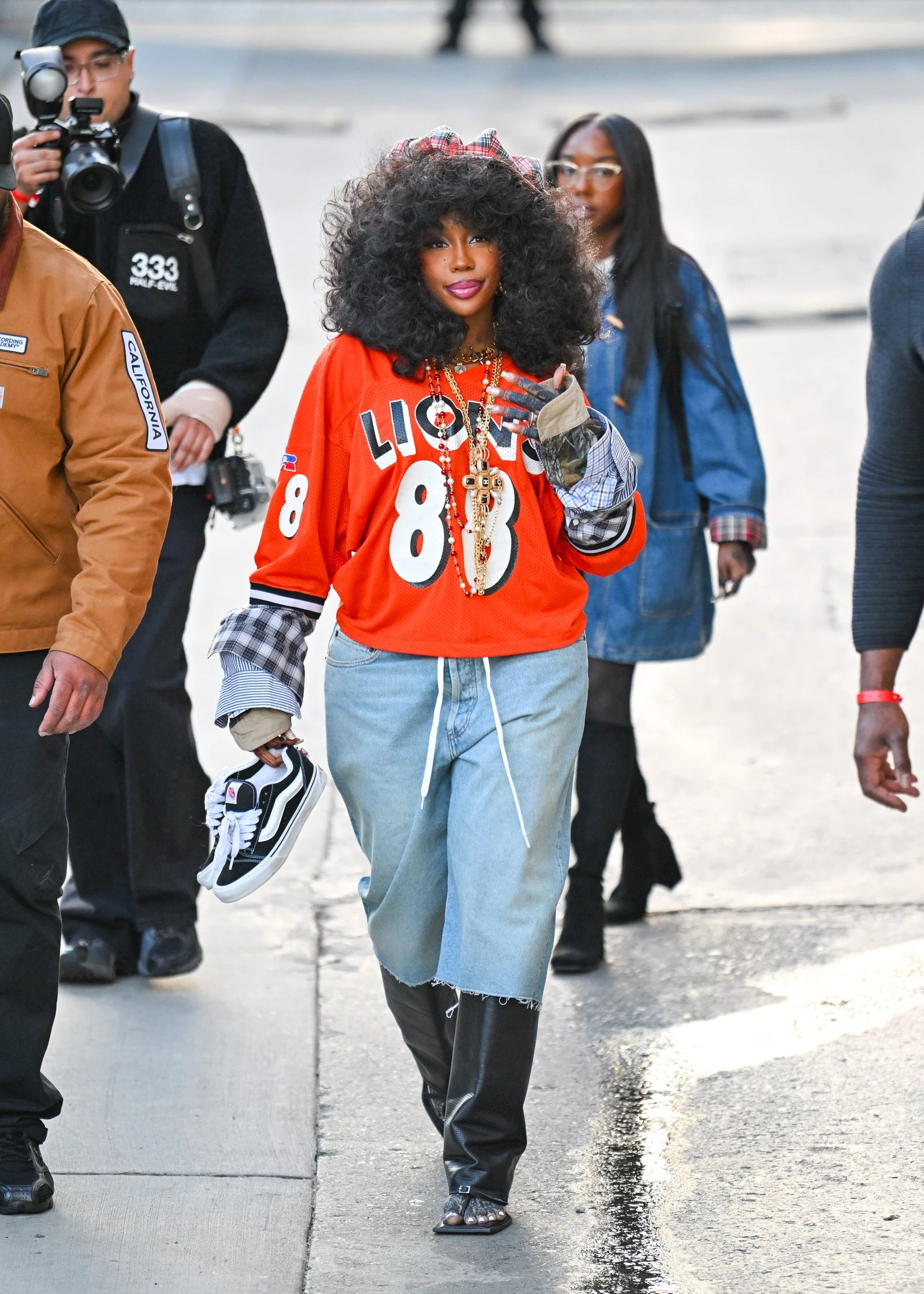 SZA в мерчі Detroit Lions SZA в мерчі Detroit Lions