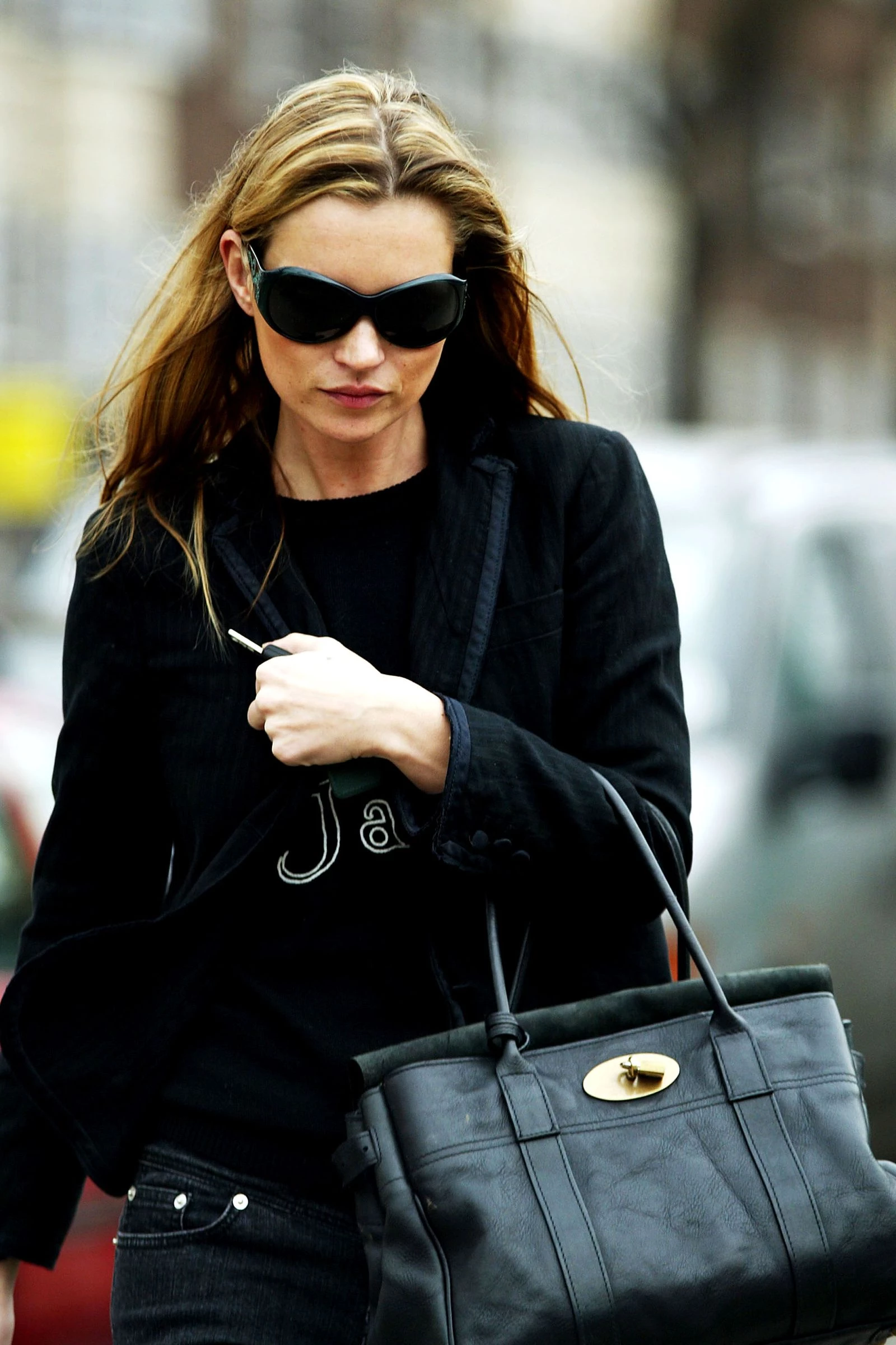 Кейт Мосс з сумкою Mulberry