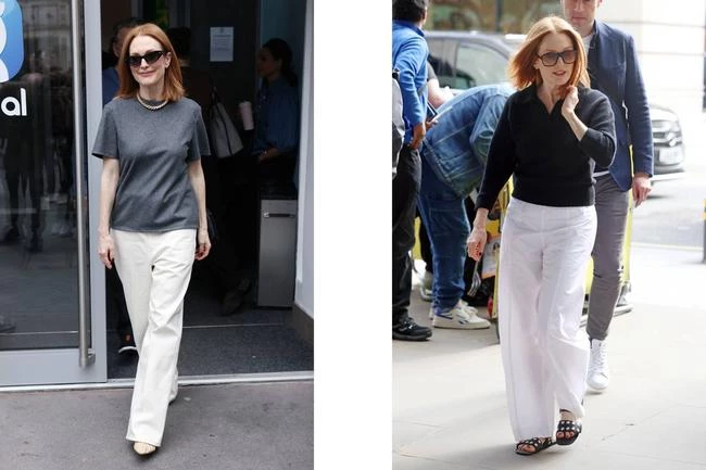 Джуліанна Мур під час промотуру серіалу "Долина відлуння" в Нью-Йорку та Лондоні Джуліанна Мур під час промотуру серіалу "Долина відлуння" в Нью-Йорку та Лондоні